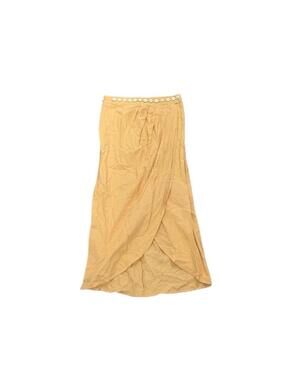 Zara Women's Yellow and Orange Skirt